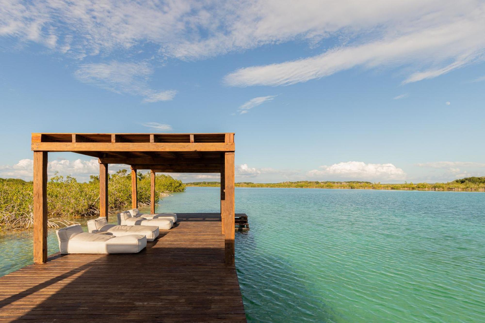 Hotel Boca De Agua Bacalar Xul-Ha Exterior foto